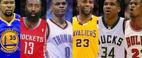 2015 年 NBA 现役球员实力前十排名，巅峰时期的群星闪耀
