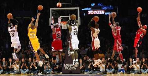 璀璨之夜的得分传奇，NBA 全明星赛单场得分排行榜深度解析