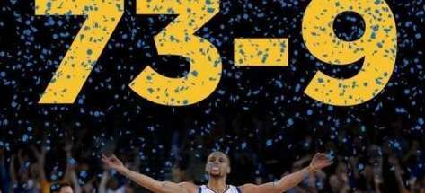 2015-16 NBA 常规赛，历史性的 73 胜奇迹与勒布朗的救赎之旅