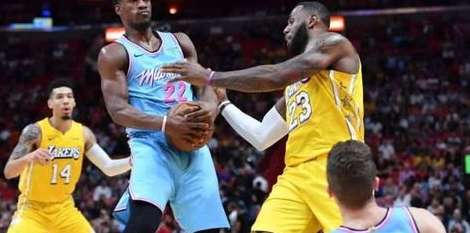 焦点对决，NBA 赛程风云下，热火与湖人的得分盛宴