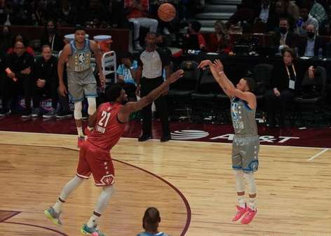 三分雨下的传奇，NBA 全明星赛正赛历史三分记录榜