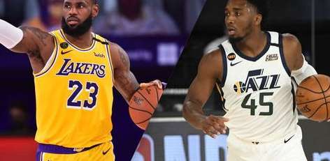 2021 年 2 月 8 日 NBA 赛程回顾，湖人主场迎战爵士，詹姆斯与库里同场竞技的焦点之夜